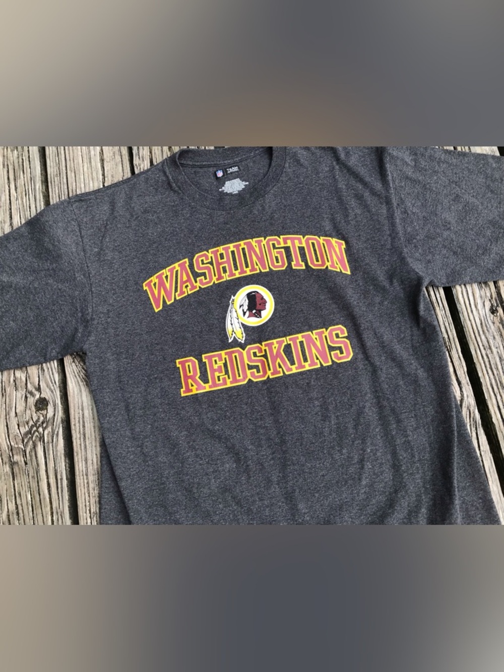 Mens L NFL Team Apperal Washington Redskins Foorball Team Graphic Tee Tshirt - Picture 2 of 6